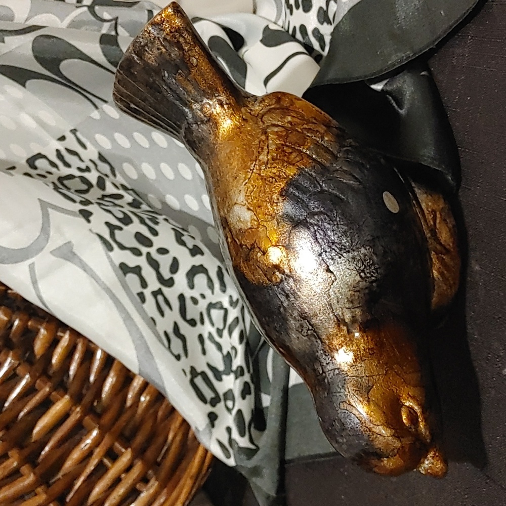 5/$20 Metallic Ceramic Bird